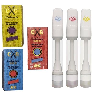 California Gold Vapes E Cigarette Cartridges Full Ceramic Vape Pens 510 Thread