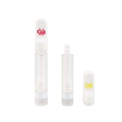 California Gold E Cigarette Cartridge Full Ceramic Atomizer 0.8ml Thick Oil Vape
