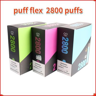 Starter Kits Disposable Vape Pen Device 2800 Puffs 1500mAh 10ML Pre Filled 13 Colors