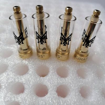 Ceramic Coil Round Tip Cartridge 0.8ML 1.0ML Glass Ceramic Cartridge OEM