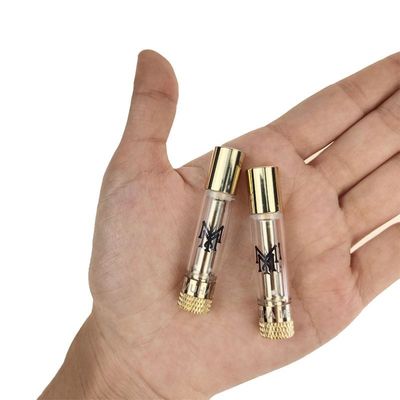 Ceramic Coil Round Tip Cartridge 0.8ML 1.0ML Glass Ceramic Cartridge OEM