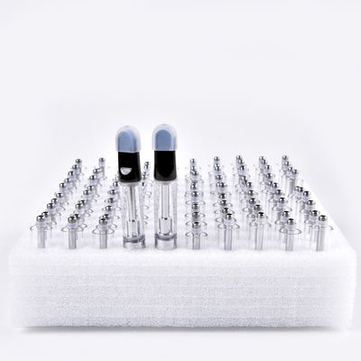 Empty Ceramic Tips E Cigarette Cartridge 0.8ml Bottom Airflow Atomizer