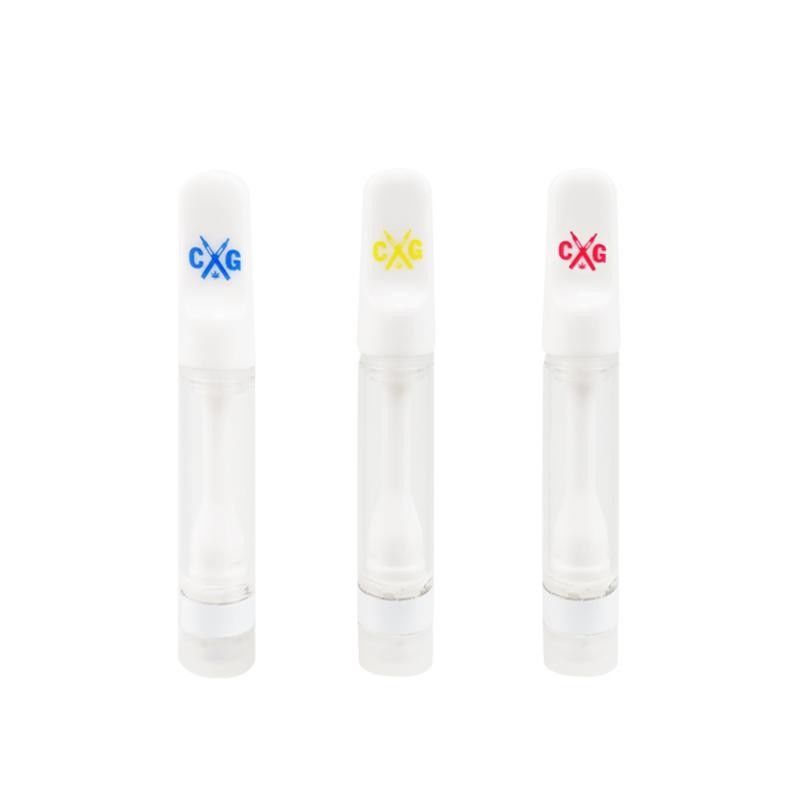 California Gold E Cigarette Cartridge Full Ceramic Atomizer 0.8ml Thick Oil Vape